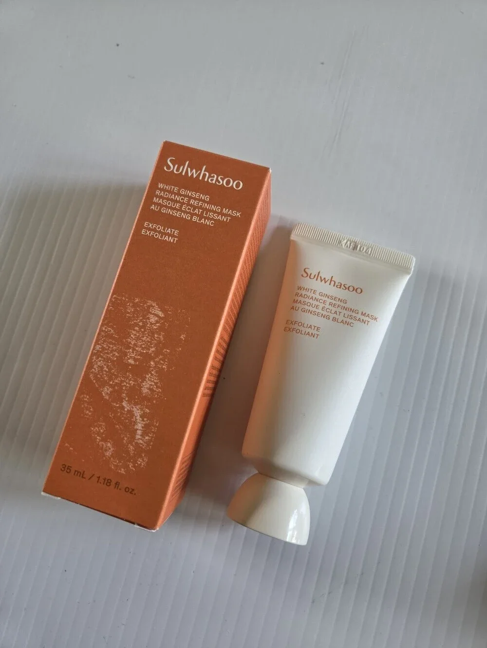 Sulwhasoo White Ginseng Radiance Refining Mask 35ml Mini Exfoliating New